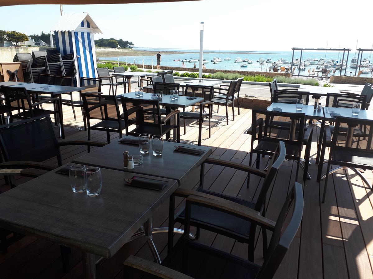 Hotel Du Port Bar Restaurant Sarzeau Bagian luar foto